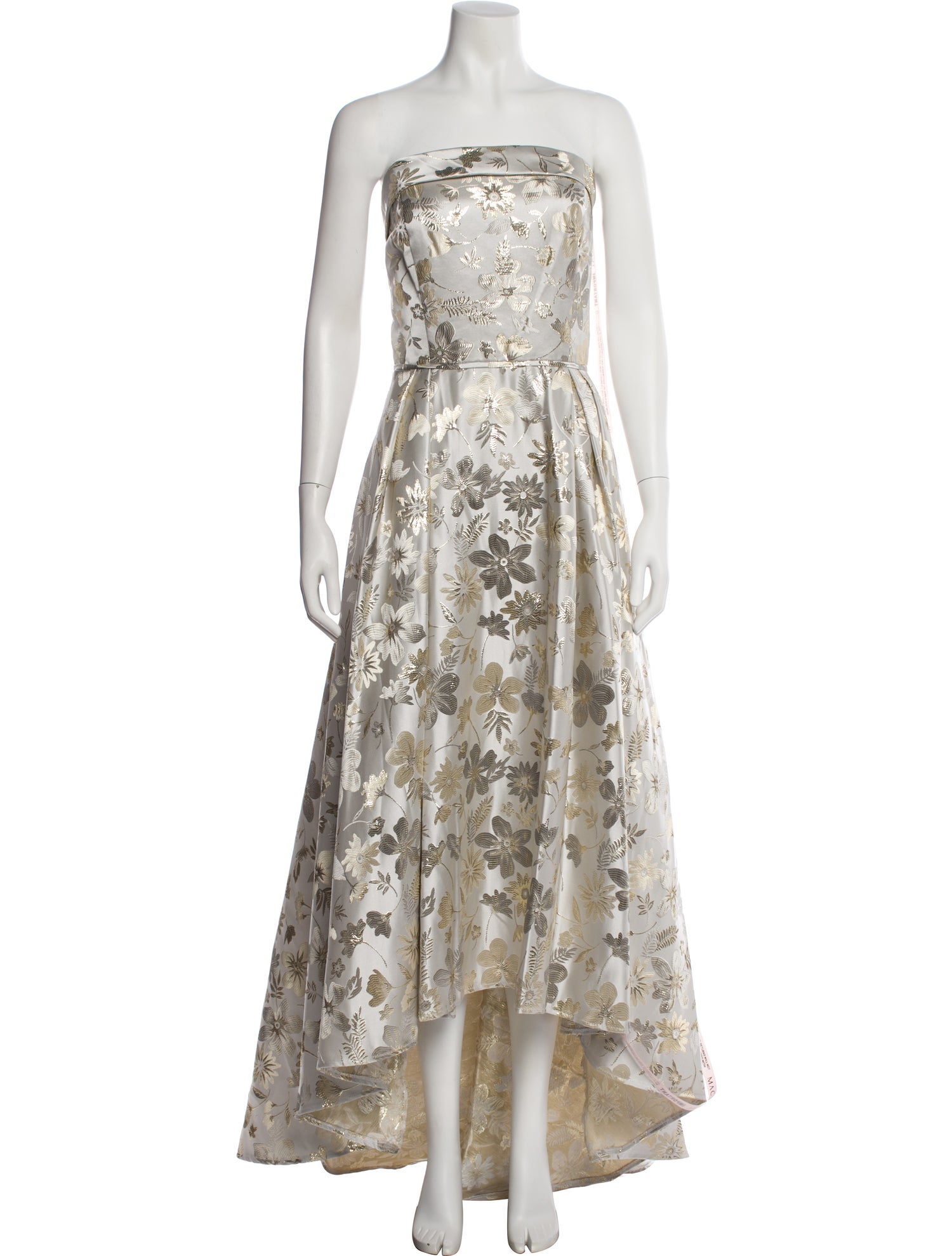 Ieena for Mac Duggal Floral Print Long Dress w/ Tags