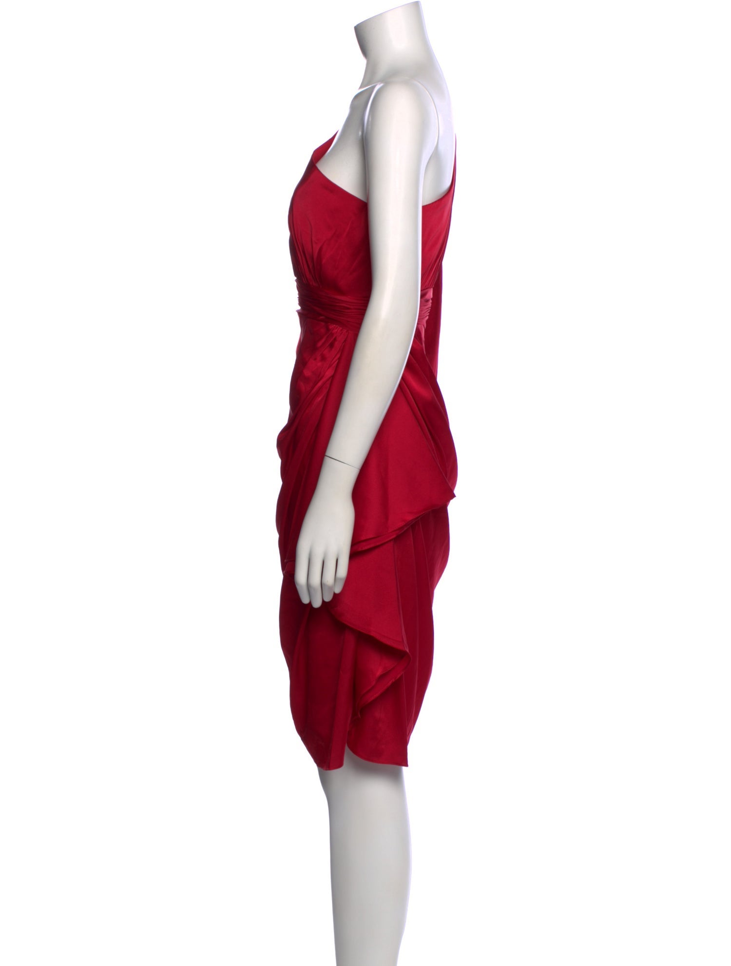 Ieena for Mac Duggal One-Shoulder Knee-Length Dress w/ Tags