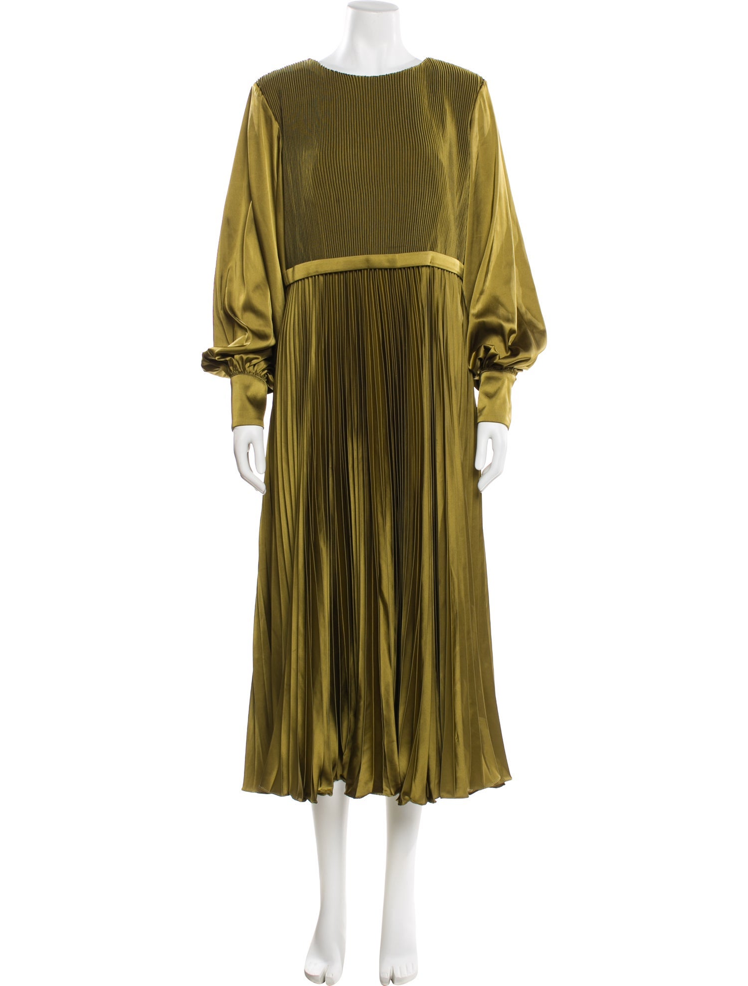 Ieena for Mac Duggal Crew Neck Long Dress