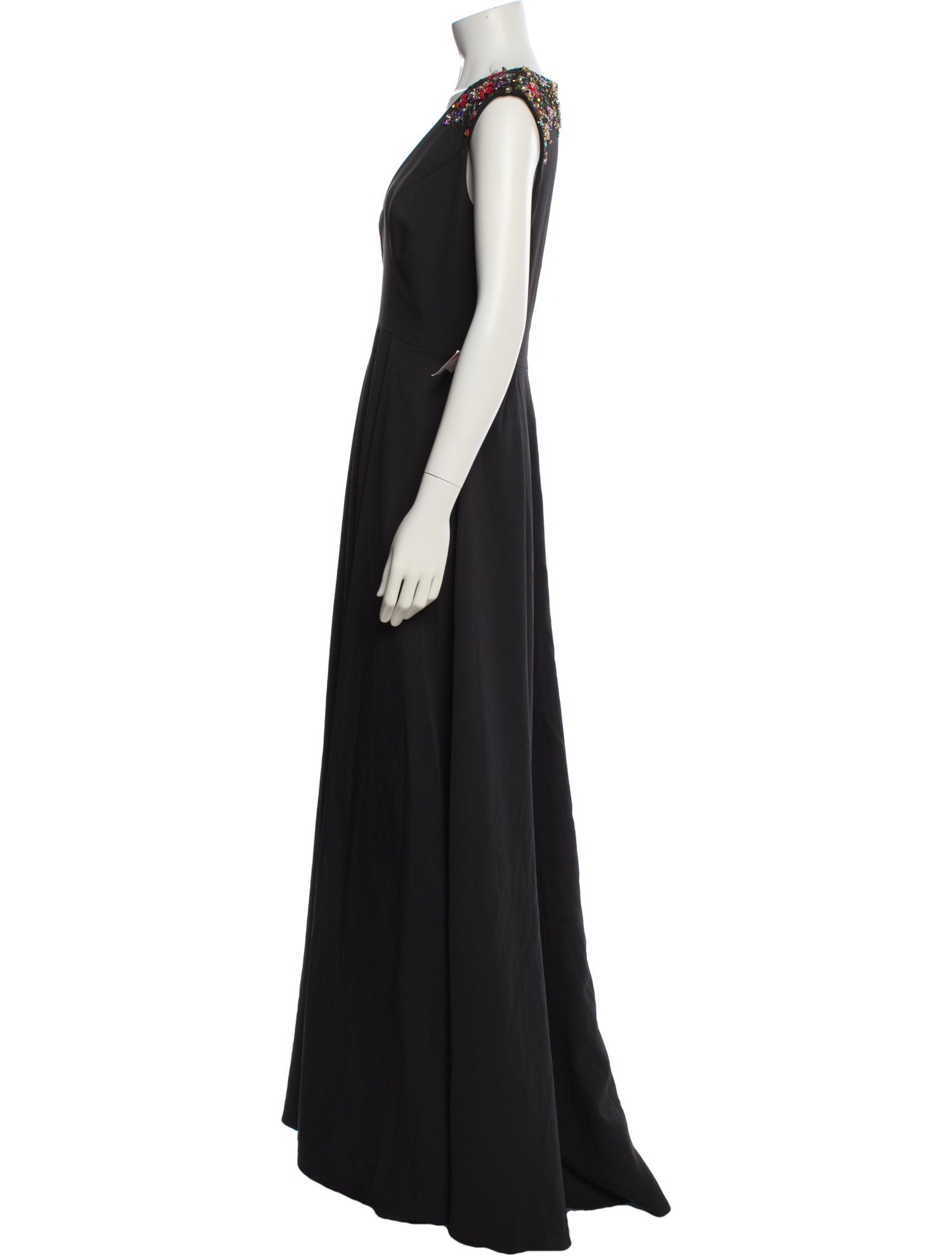 Ieena for Mac Duggal V-Neck Long Dress w/ Tags