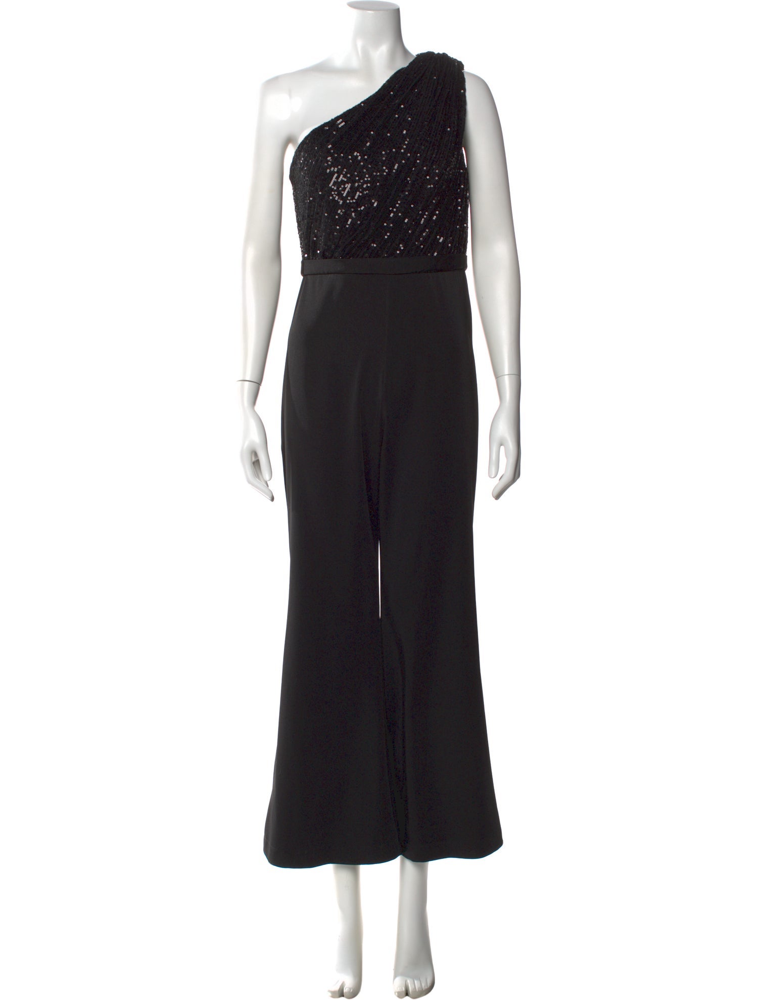 Ieena for Mac Duggal One-Shoulder Jumpsuit