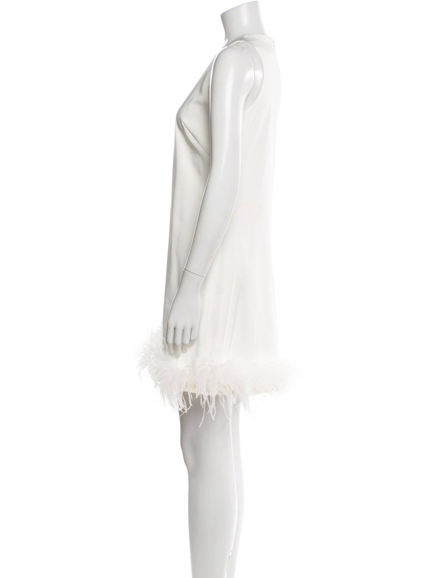 Ieena for Mac Duggal Crew Neck Mini Dress