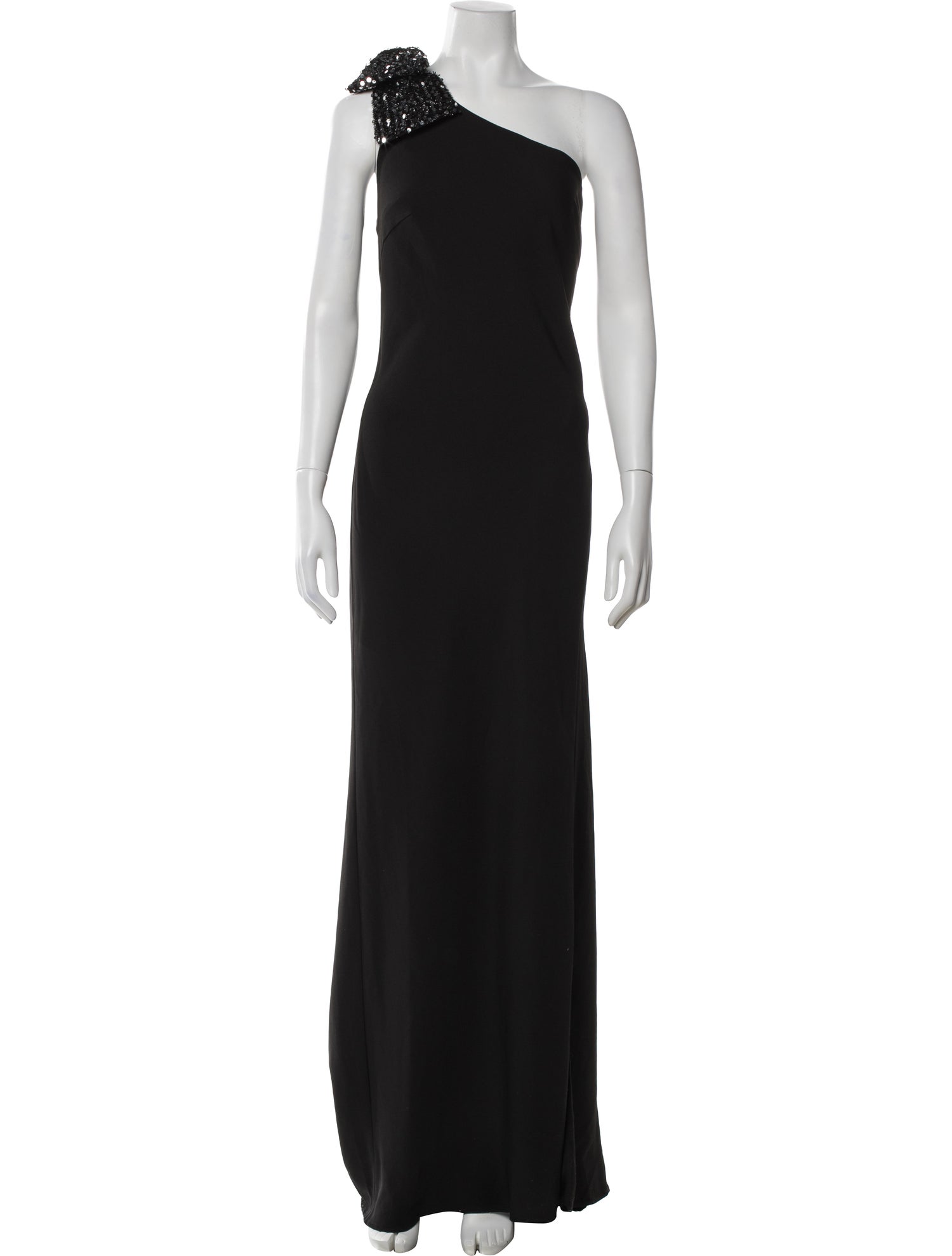 Ieena for Mac Duggal One-Shoulder Long Dress w/ Tags