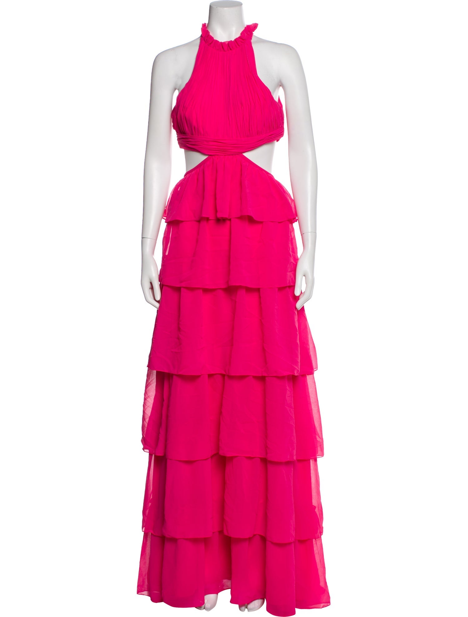 Ieena for Mac Duggal Halterneck Long Dress