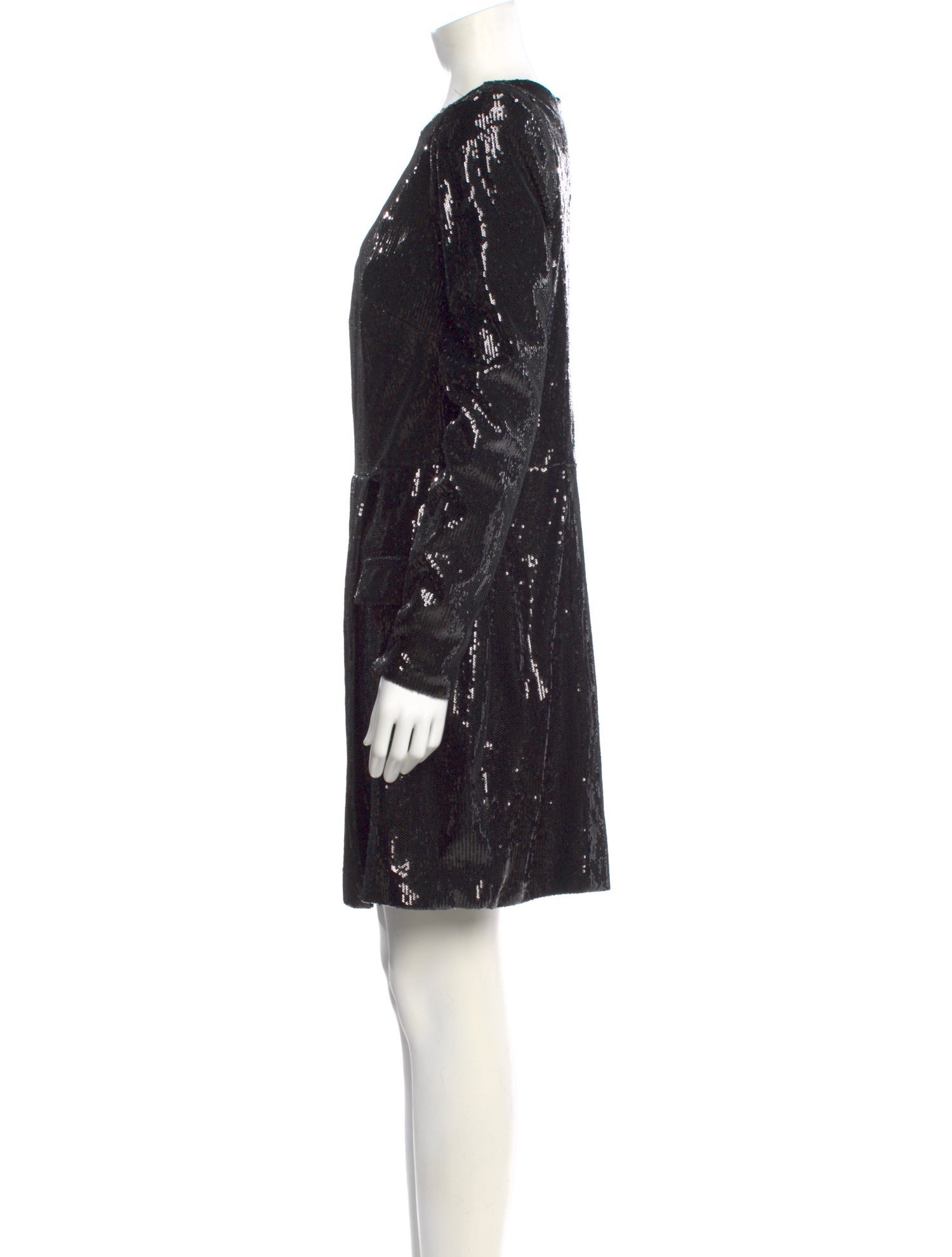 Ieena for Mac Duggal Bateau Neckline Mini Dress w/ Tags