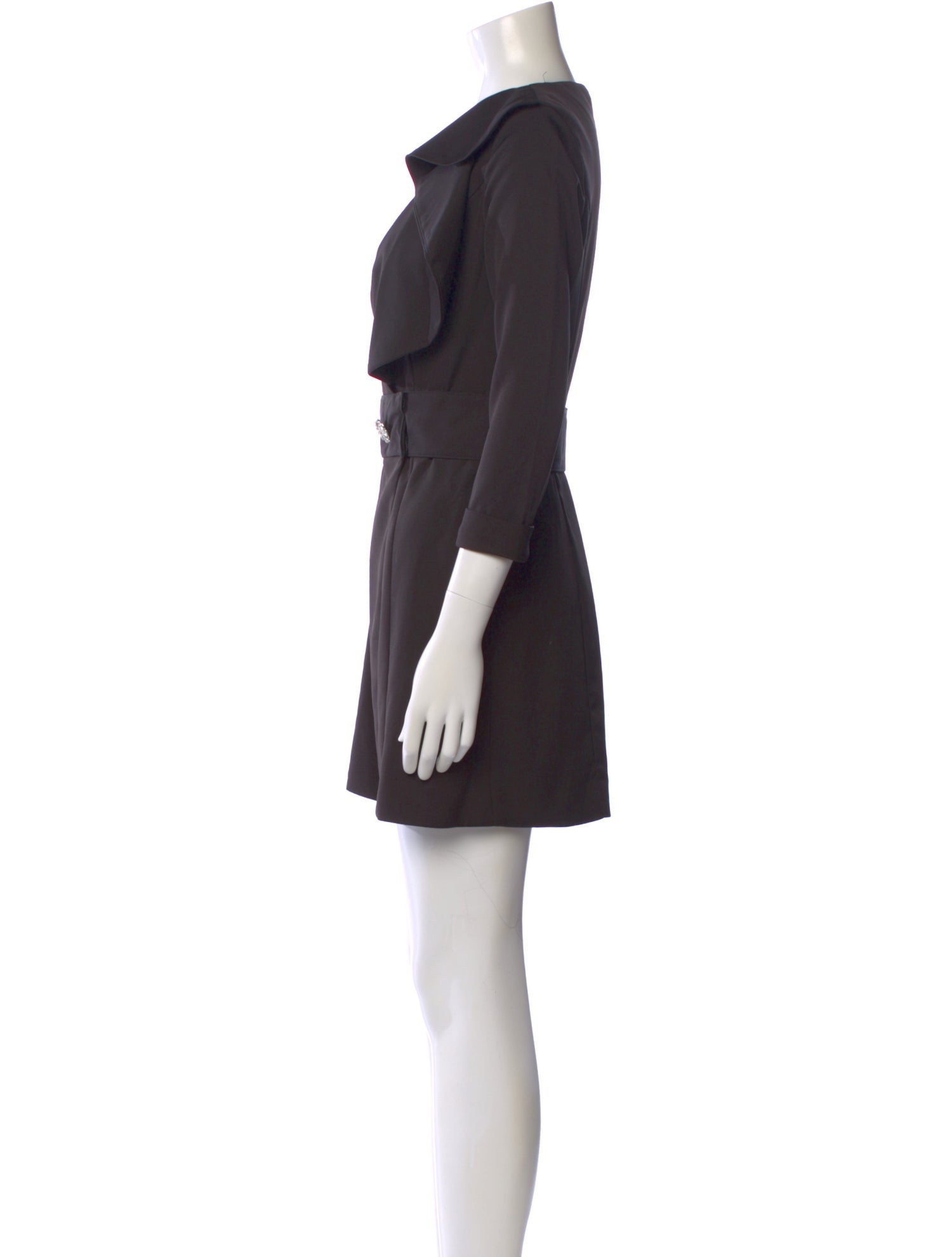 Ieena for Mac Duggal V-Neck Mini Dress