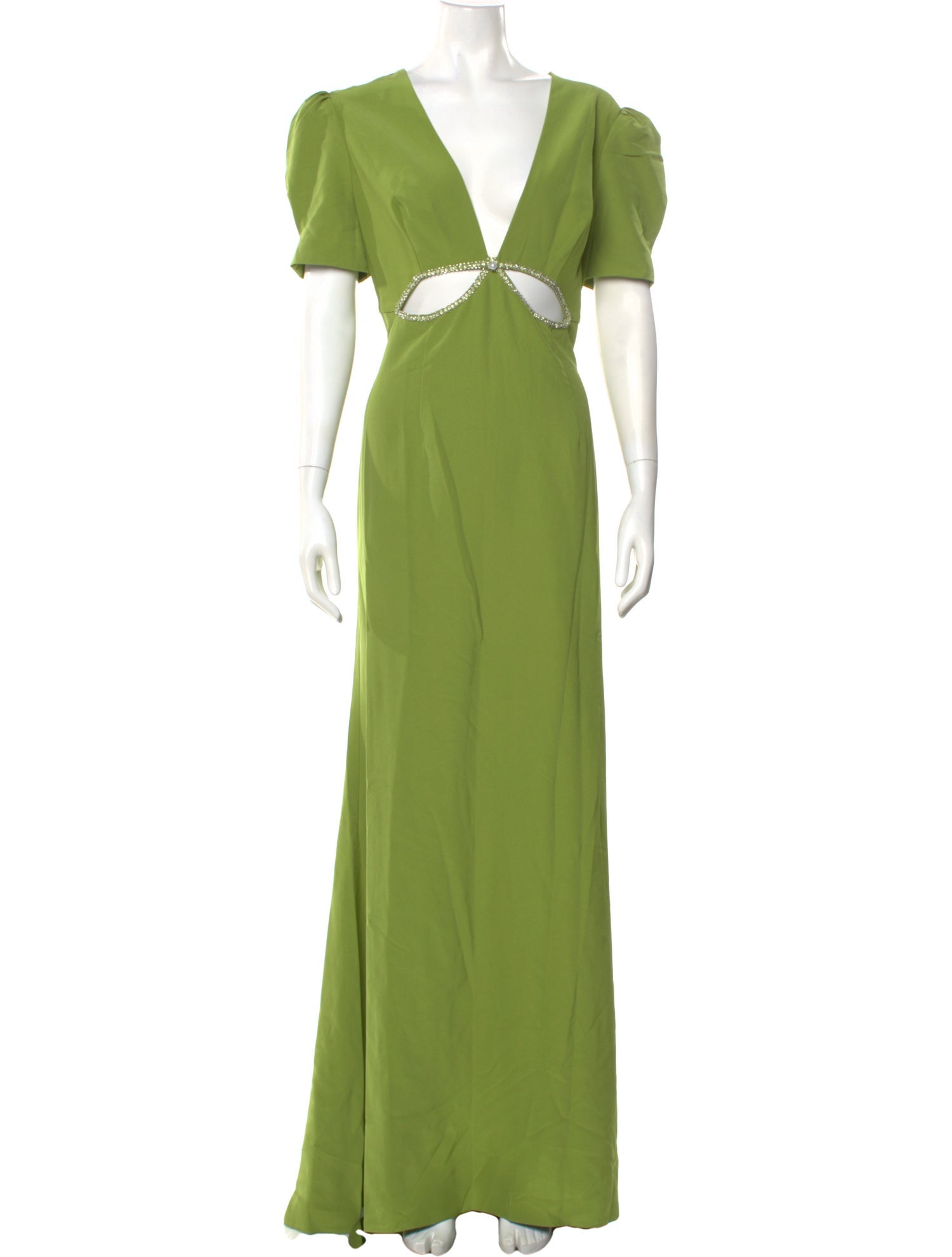 Ieena for Mac Duggal V-Neck Long Dress w/ Tags