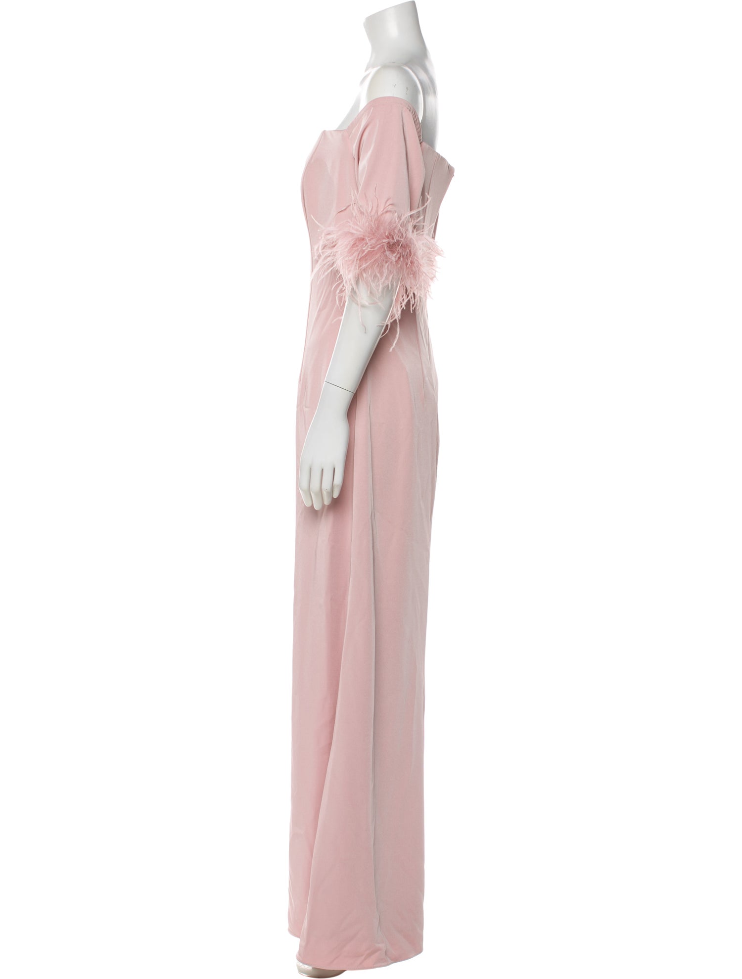 Ieena for Mac Duggal Square Neckline Long Dress