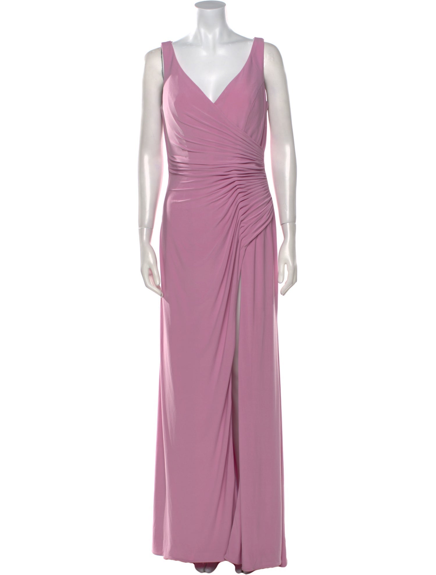 Ieena for Mac Duggal V-Neck Long Dress