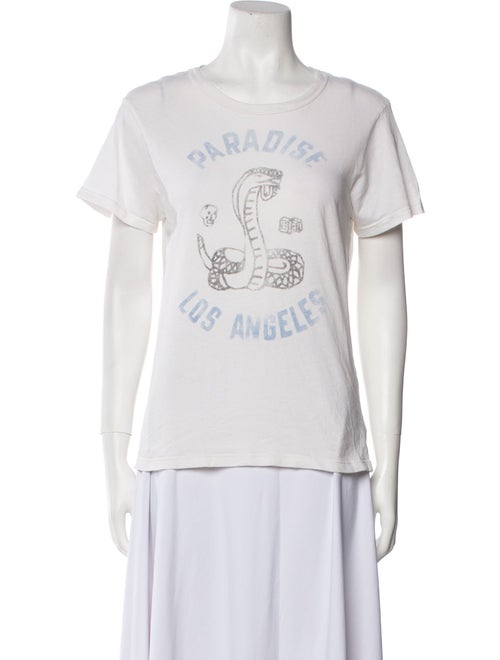 Imogene + Willie Graphic Print Crew Neck T-Shirt