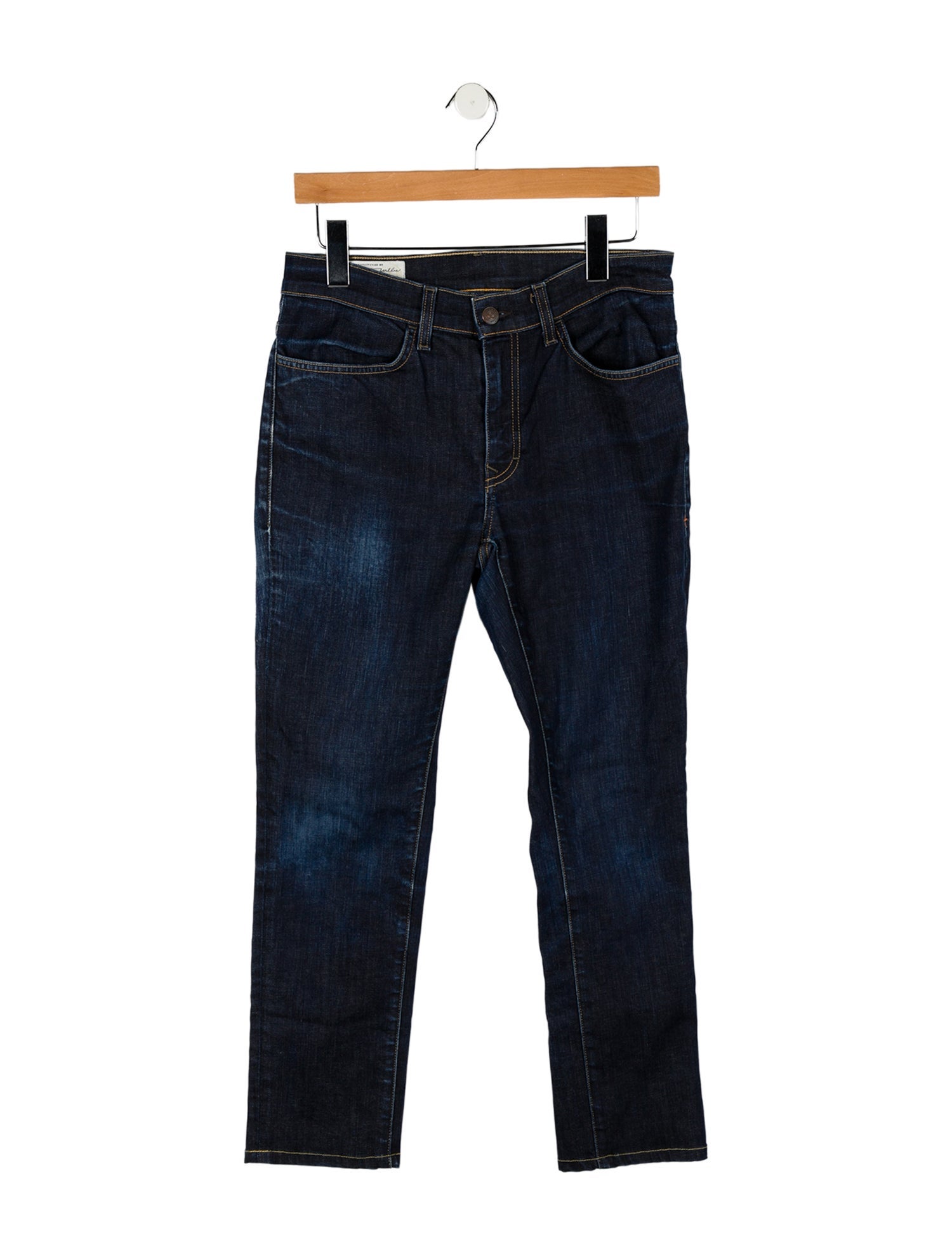 Imogene + Willie High-Rise Straight Leg Jeans