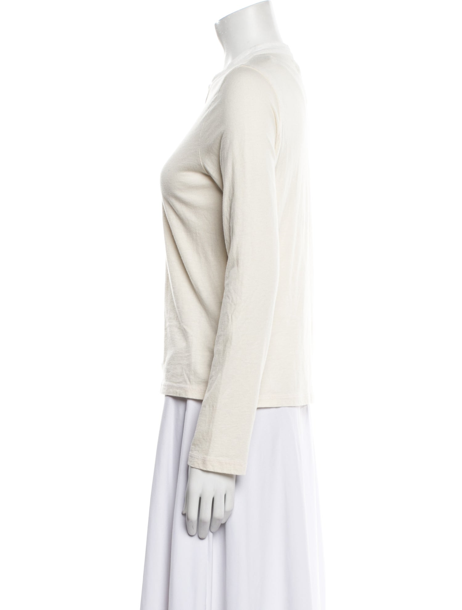 Imogene + Willie Wool Crew Neck Button-Up Top w/ Tags