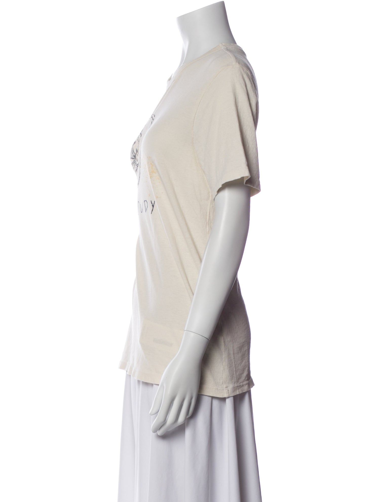 Imogene + Willie Graphic Print Crew Neck T-Shirt