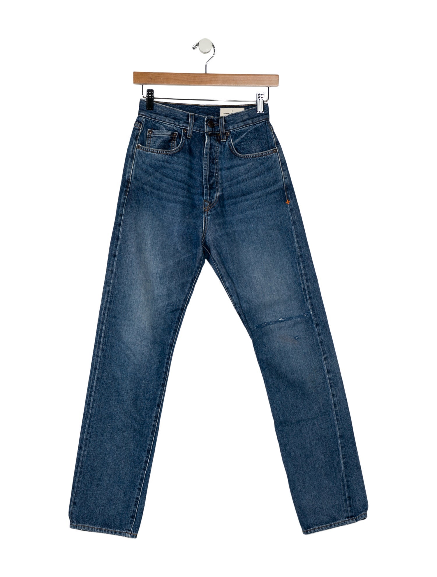 Imogene + Willie High-Rise Straight Leg Jeans