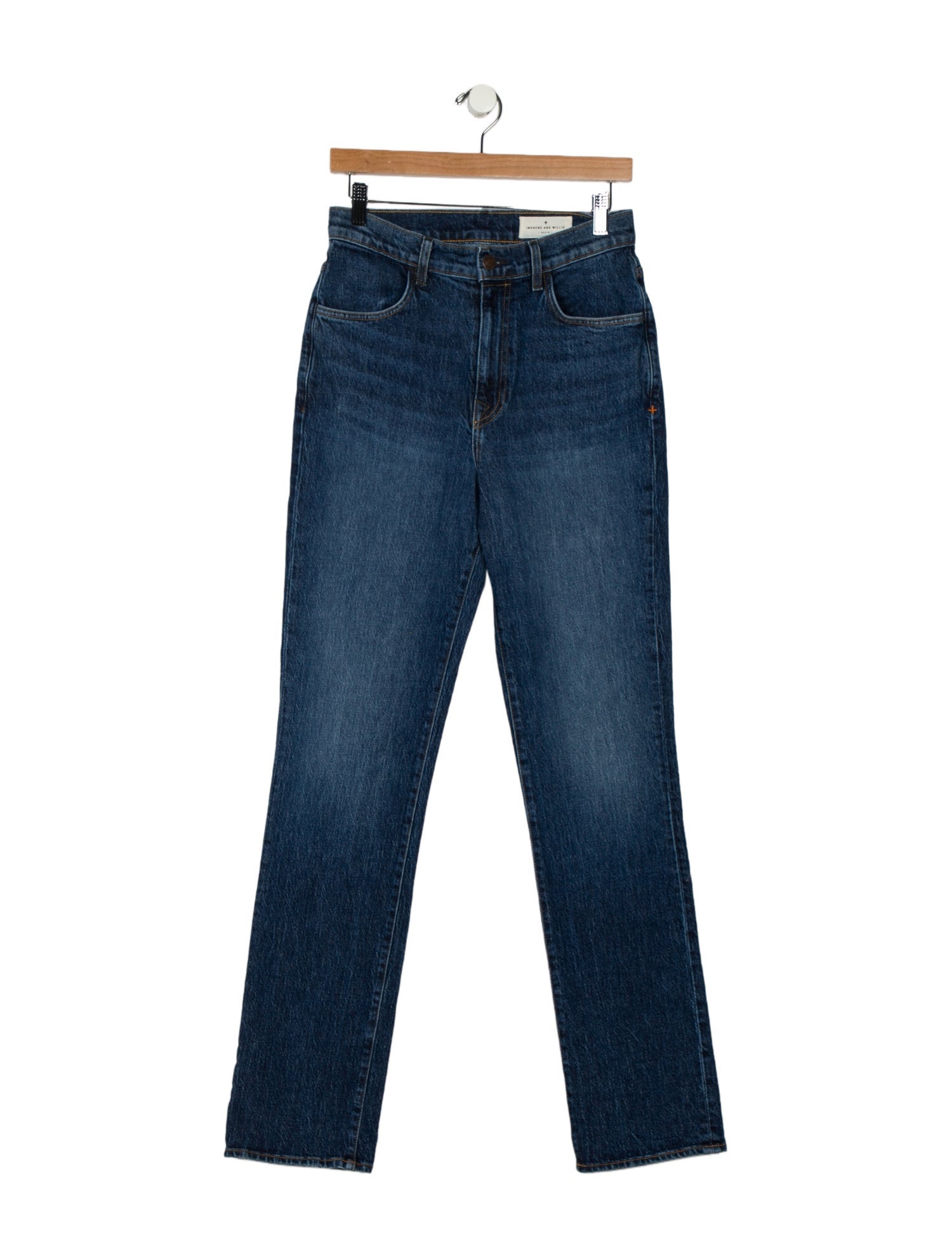 Imogene + Willie High-Rise Straight Leg Jeans