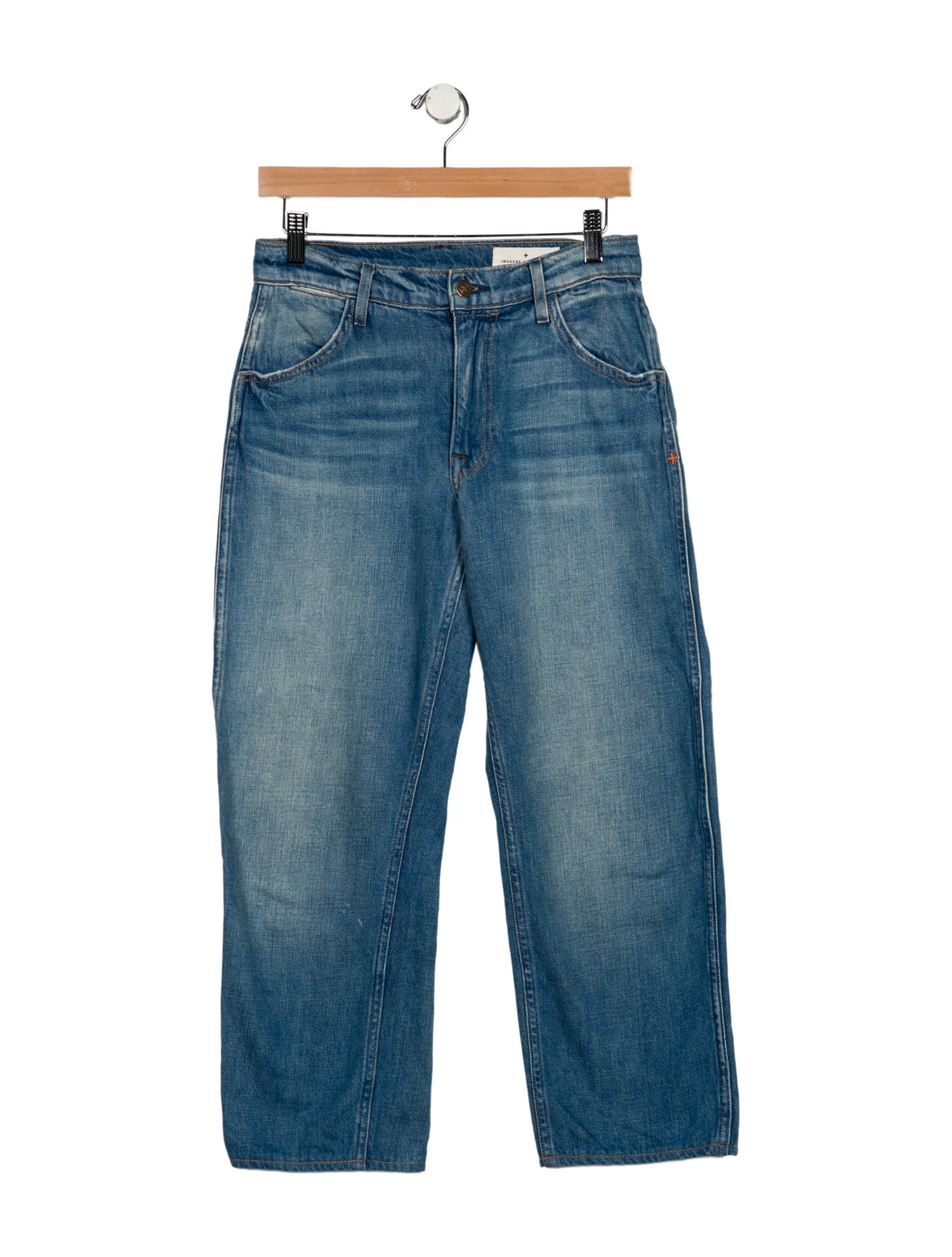 Imogene + Willie High-Rise Straight Leg Jeans