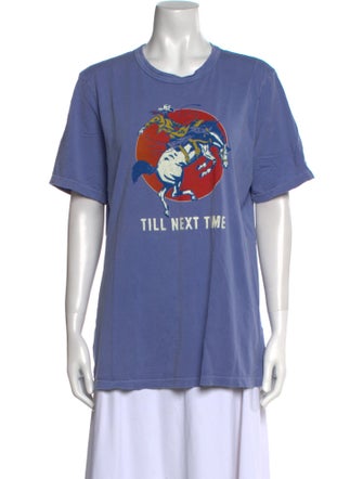 Imogene + Willie Graphic Print Crew Neck T-Shirt