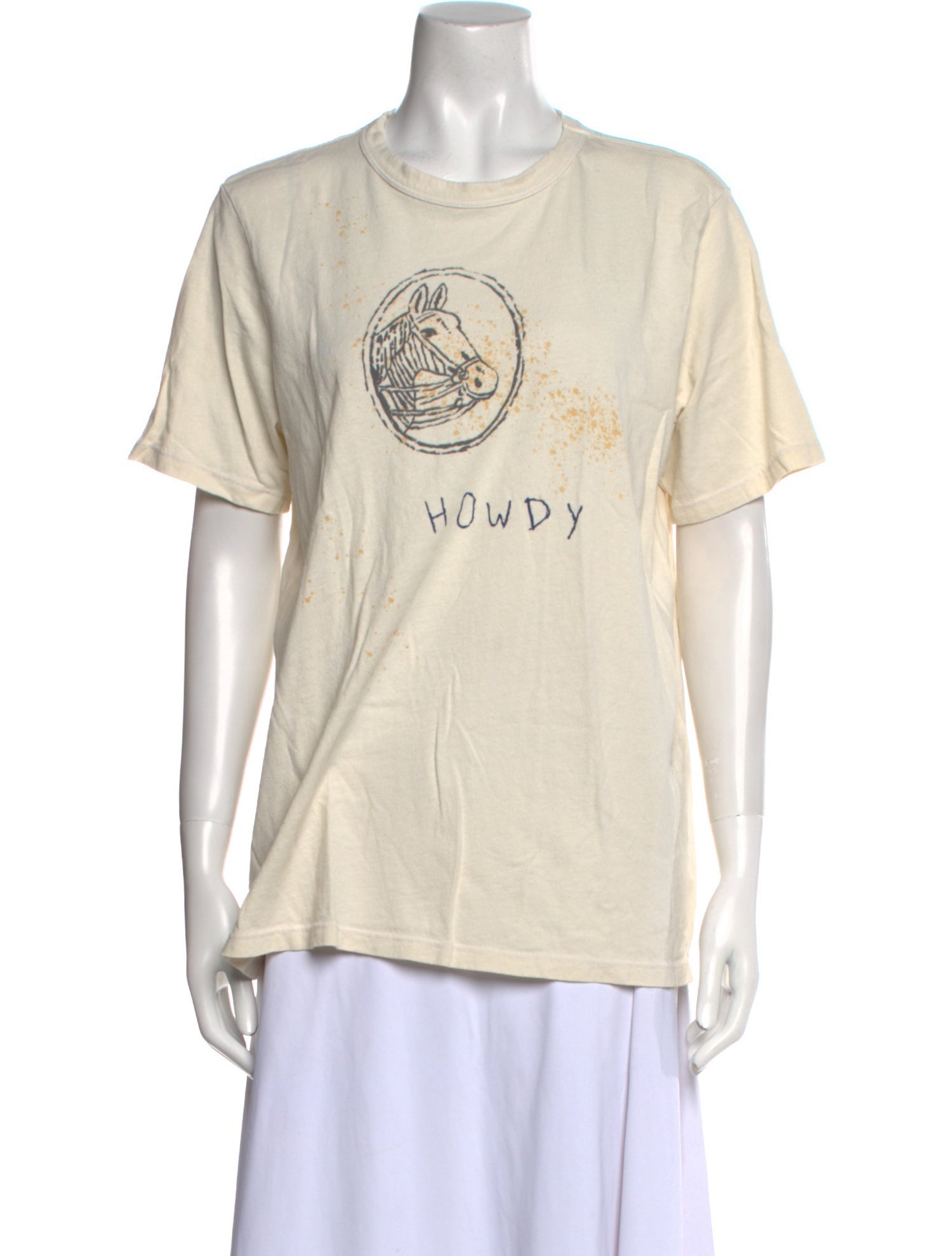 Imogene + Willie Graphic Print Crew Neck T-Shirt