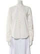 Imogene + Willie Mock Neck Long Sleeve Button-Up Top