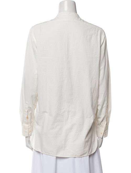 Imogene + Willie Mock Neck Long Sleeve Button-Up Top