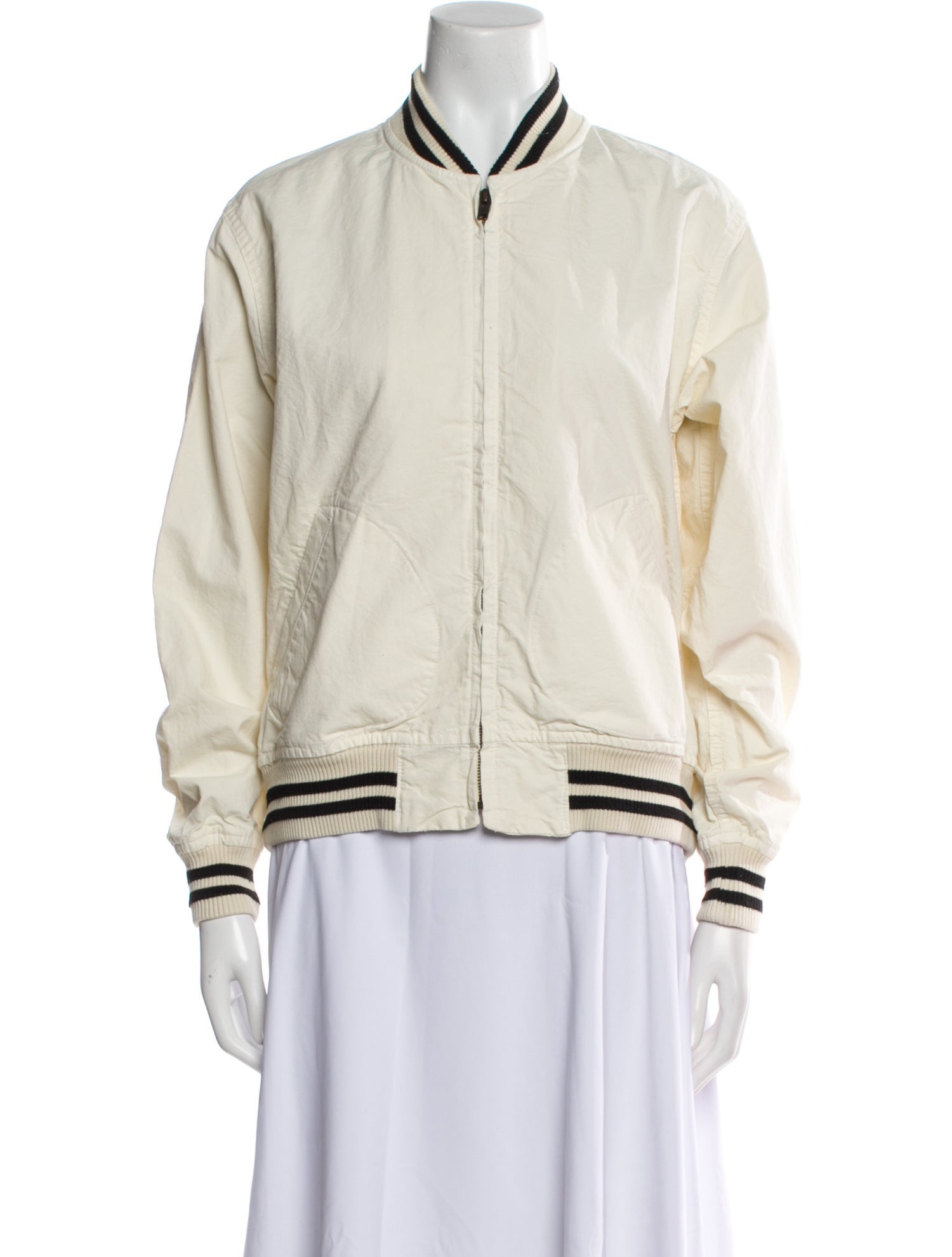 Imogene + Willie Graphic Print Bomber Jacket