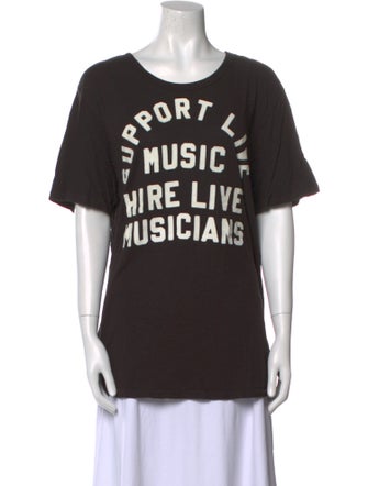 Imogene + Willie Graphic Print Crew Neck T-Shirt