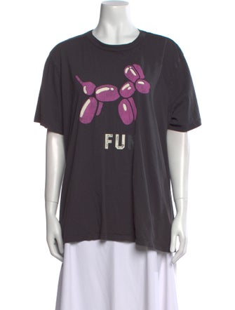 Imogene + Willie Graphic Print Crew Neck T-Shirt