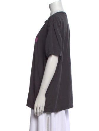 Imogene + Willie Graphic Print Crew Neck T-Shirt