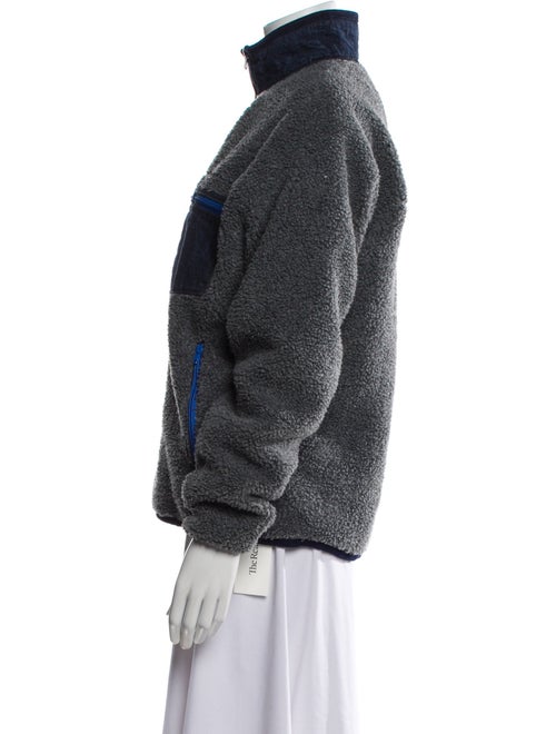 Imogene + Willie Tweed Pattern Faux Fur Jacket