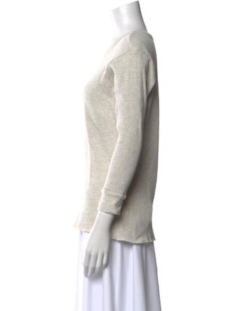 Imogene + Willie Scoop Neck Three-Quarter Sleeve Top