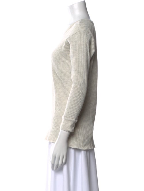 Imogene + Willie Scoop Neck Three-Quarter Sleeve Top