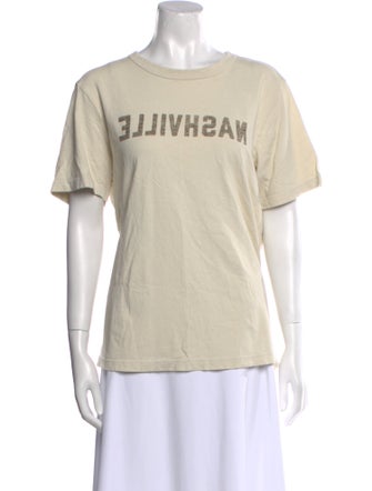 Imogene + Willie Graphic Print Crew Neck T-Shirt