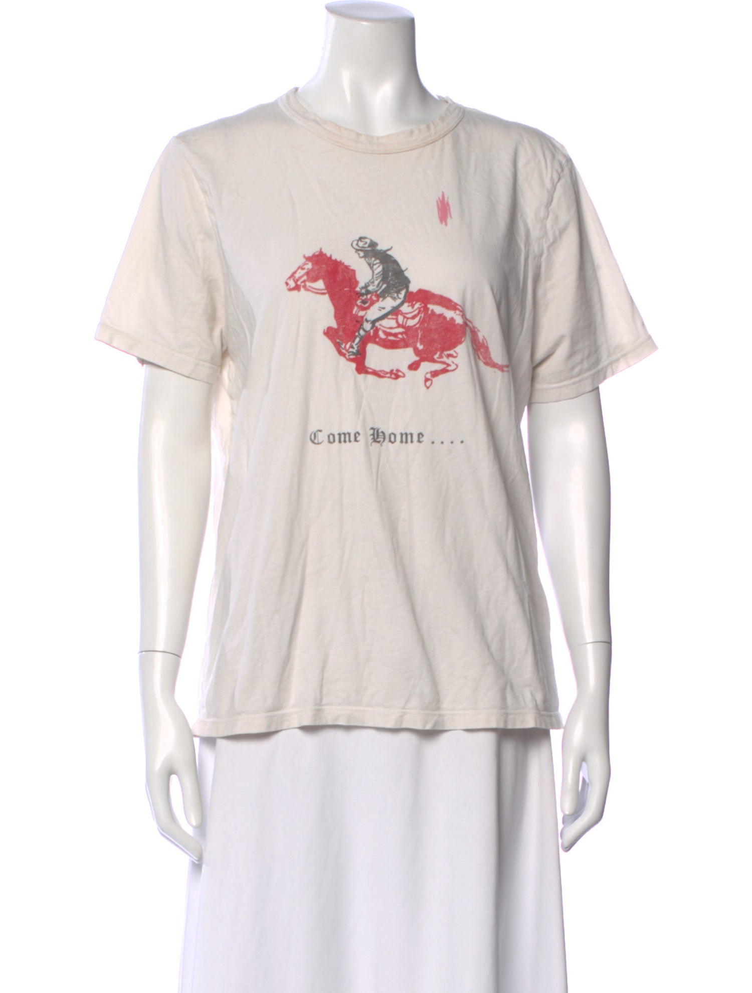 Imogene + Willie Graphic Print Crew Neck T-Shirt