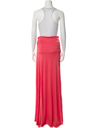 Ice.Iceberg Scoop Neck Long Dress