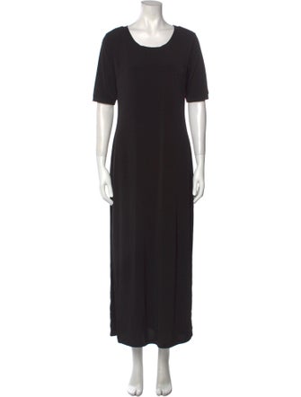 G.I.L.I. Scoop Neck Long Dress