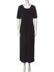 G.I.L.I. Scoop Neck Long Dress