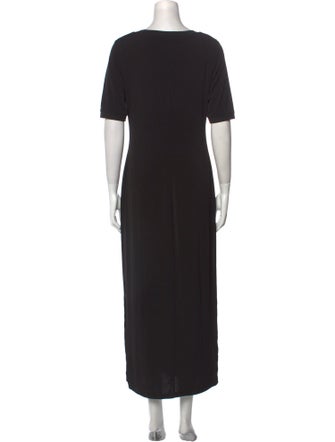 G.I.L.I. Scoop Neck Long Dress
