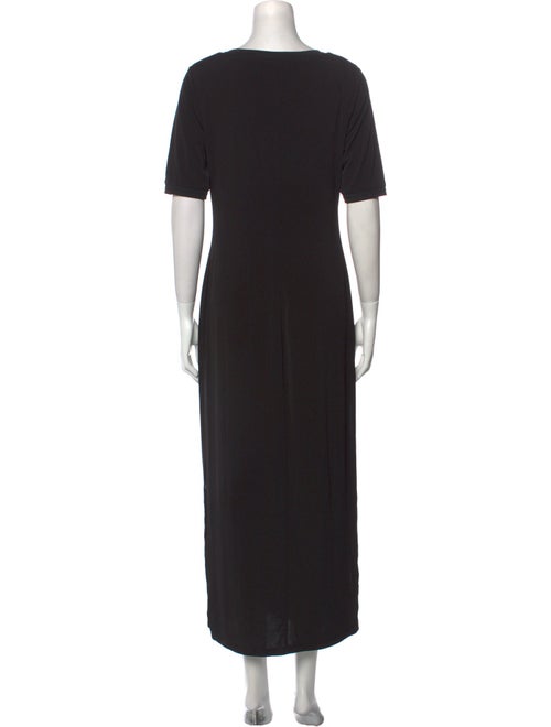 G.I.L.I. Scoop Neck Long Dress