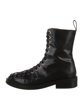 Inch2 Leather Combat Boots