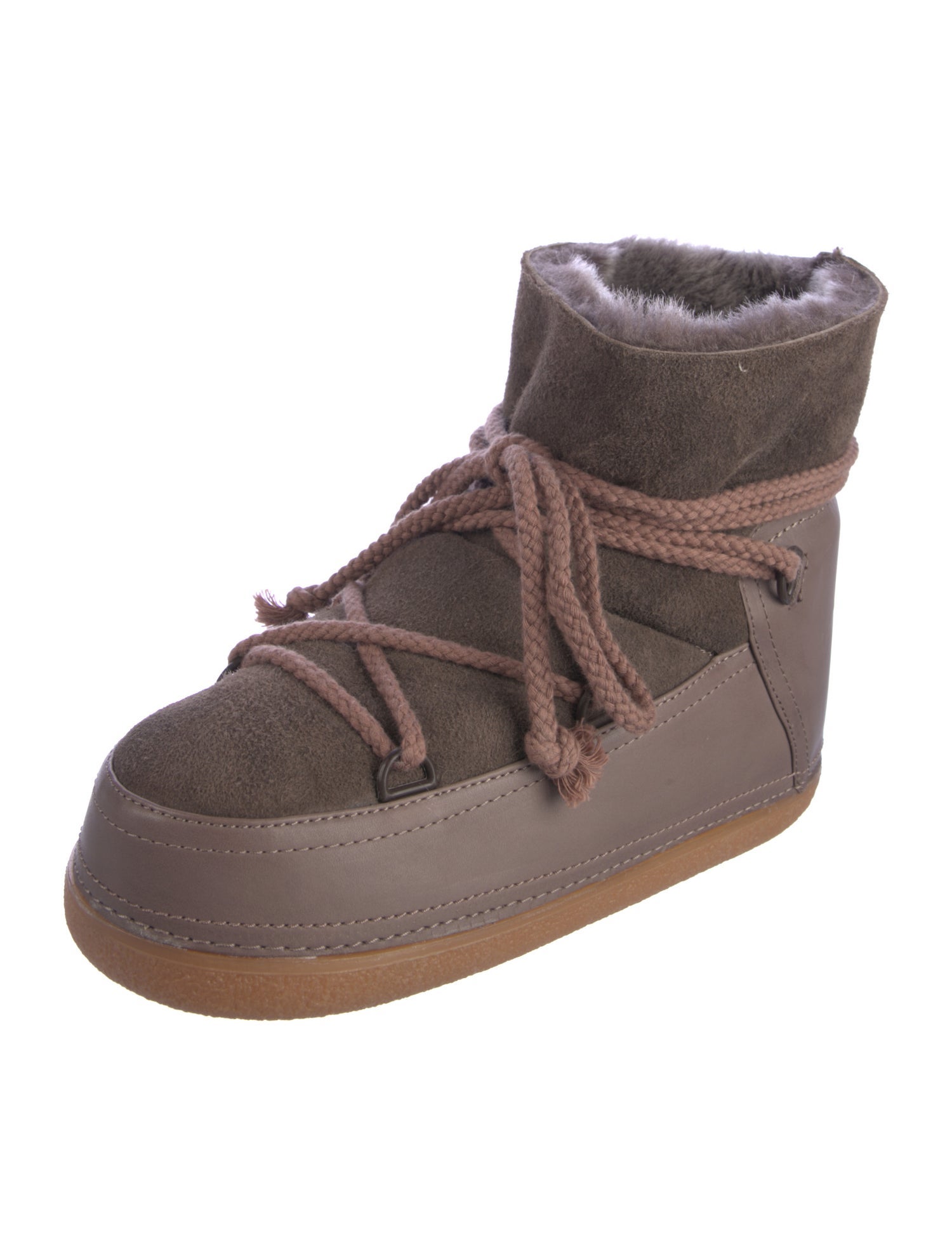 IKKII Suede Printed Lace-Up Boots w/ Tags