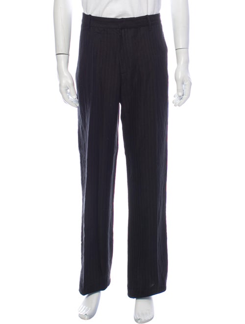 Ikks Striped Pants Black