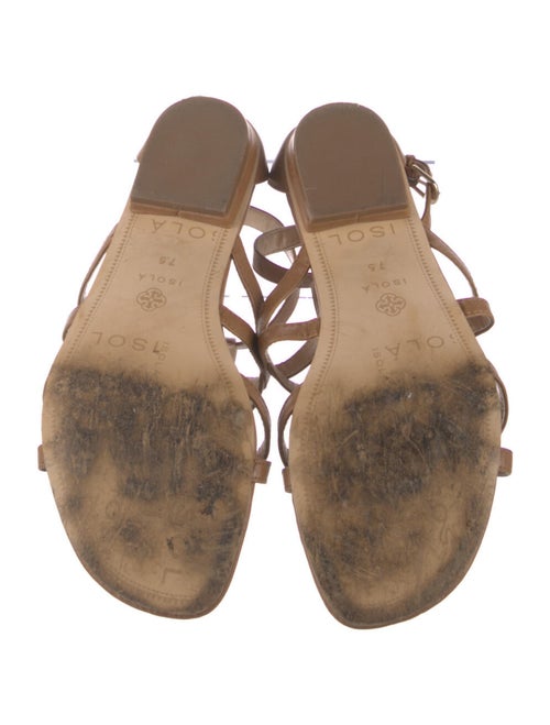 I'M Isola Marras Leather Studded Accents Gladiator Sandals