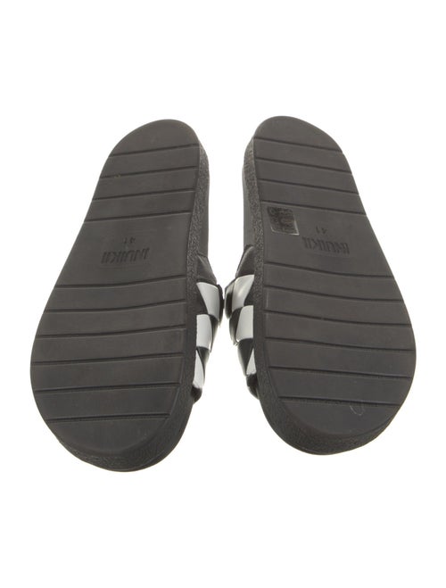 Inuikii Leather Animal Print Slides