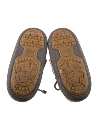 Inuikii Suede Embroidered Accent Lace-Up Boots