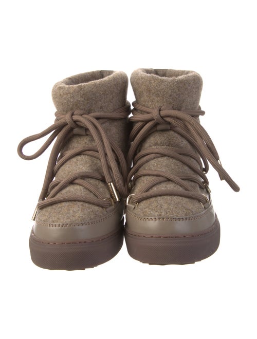 Inuikii Leather Printed Lace-Up Boots