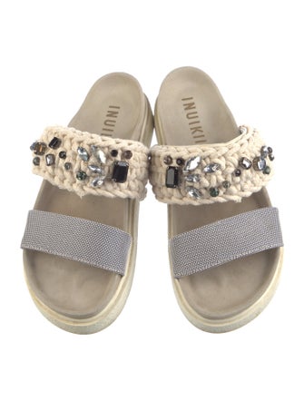 Inuikii Printed Crystal Embellishments Slides