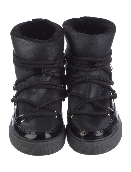 Inuikii Leather Fur Trim Boots