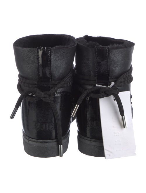 Inuikii Leather Fur Trim Boots