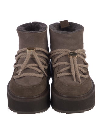 Inuikii Suede Lace-Up Boots