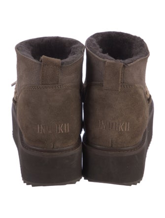 Inuikii Suede Lace-Up Boots